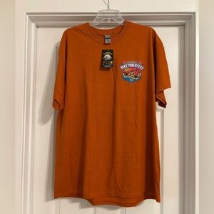 Daytona Bike Week Shirt Mens XLarge 2021 Orange Beach Florida Biker Short Sleeve